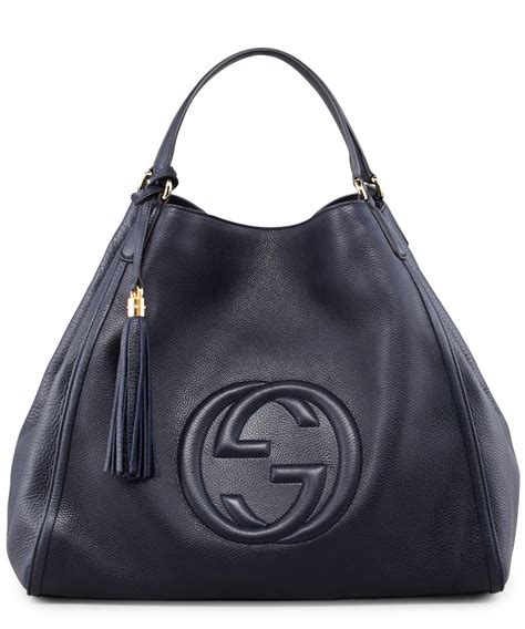 handtasche gucci blau|Gucci shoulder bag.